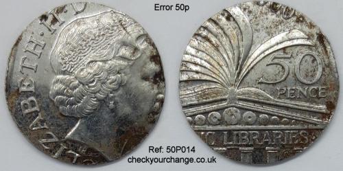 50p Error, Ref: 50P014